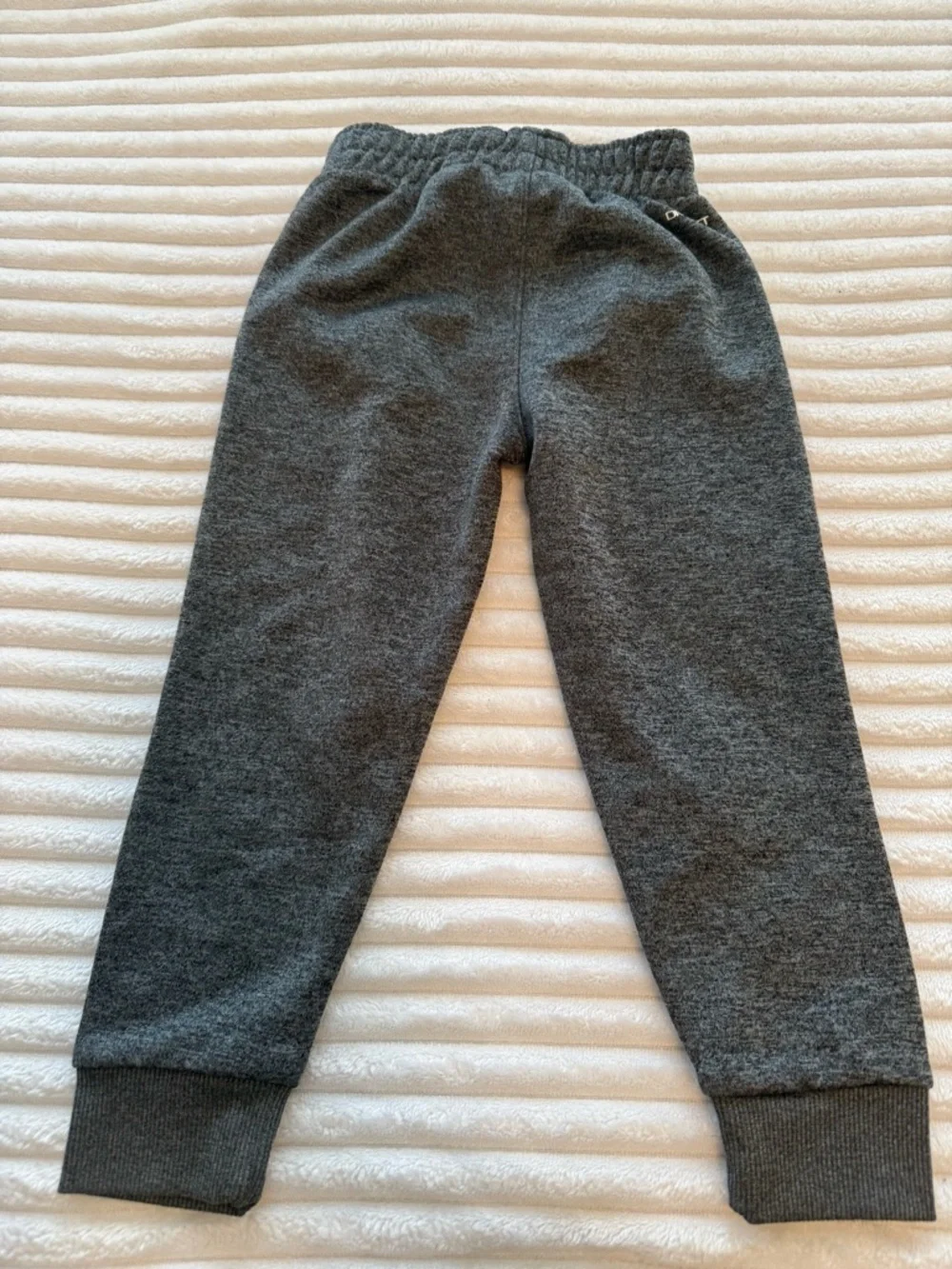 Nike Kids Dark Gray Jogger Sweatpants with Side Logo - Picture 2 of 5